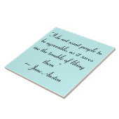 人々がジェーン・オースティンに合わせたくない タイル (側面)