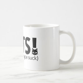 人々が吸うので猫 コーヒーマグカップ