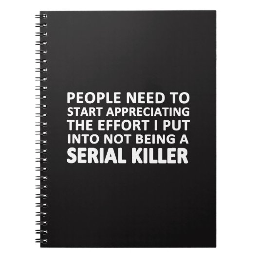 人々が感謝し始める必要がある ノートブック (正面)