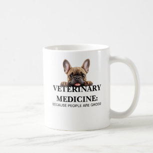 人々が汚らしいから獣医になる Funny コーヒーマグカップ