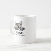 人々が汚らしいから獣医学が好き Funny コーヒーマグカップ (正面左)