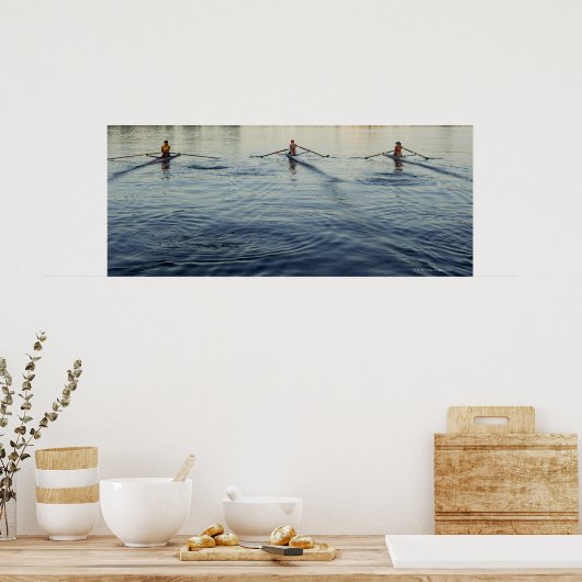 人々が漕ぐ ポスター (キッチン)