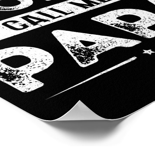 人々が私お気に入りのをパパと呼ぶ ポスター (角)