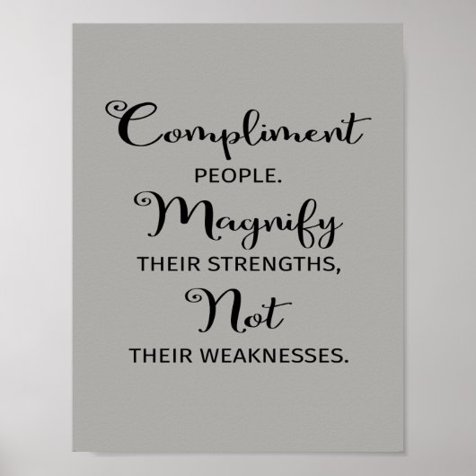 人々が自分の強さを増やすのを褒めるポスター ポスター (正面)