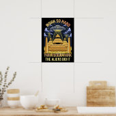 人々が行った懸命をエイリアンするように働く ポスター (キッチン)