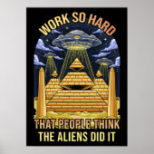 人々が行った懸命をエイリアンするように働く ポスター (正面)