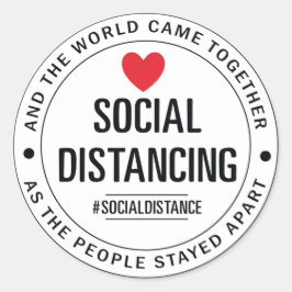 人々が離れ来た時に世界は ラウンドシール