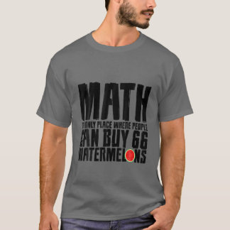 人々が66の言葉を使える唯一の買場所は数学 Tシャツ
