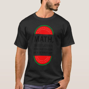 人々が66水を得ることができる唯一買の場所を数学 Tシャツ