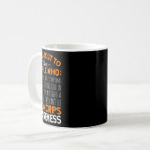人々にアウトRsdcrps戦士チームOrange コーヒーマグカップ (正面左)