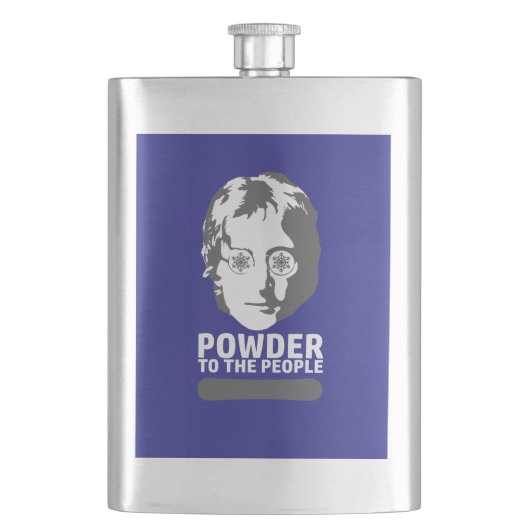 人々にパウダー(スノーボード) フラスク (正面)