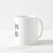 「人々にパウダー」レトロスノーボード&スキー コーヒーマグカップ (正面右)