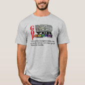 人々に対する強欲 Tシャツ (正面)