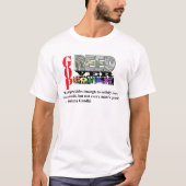 人々に対する強欲 Tシャツ (正面)