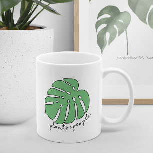 人々に植え付ける植物 植物おもしろい愛好家 コーヒーマグカップ
