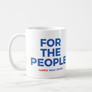 人々のために – Harris Walz 2024 コーヒーマグカップ