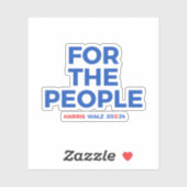 人々のために – Harris Walz 2024 シール (シート)