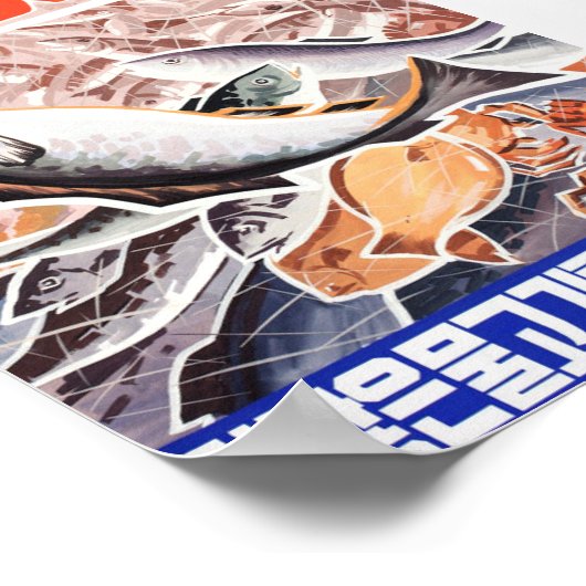 人々のためのより多くのシーフード! ポスター (角)