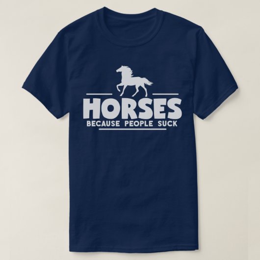 人々のための馬吸 Tシャツ (デザイン正面)