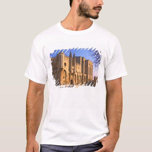 人々のアヴィニョンの教皇宮殿 Tシャツ (正面)