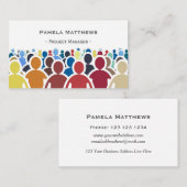 人々のカラフルネットワーク通信 名刺 (正面/裏面)