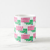 人々のタイルのためのKamalaハリス2020年別名 コーヒーマグカップ (中央)