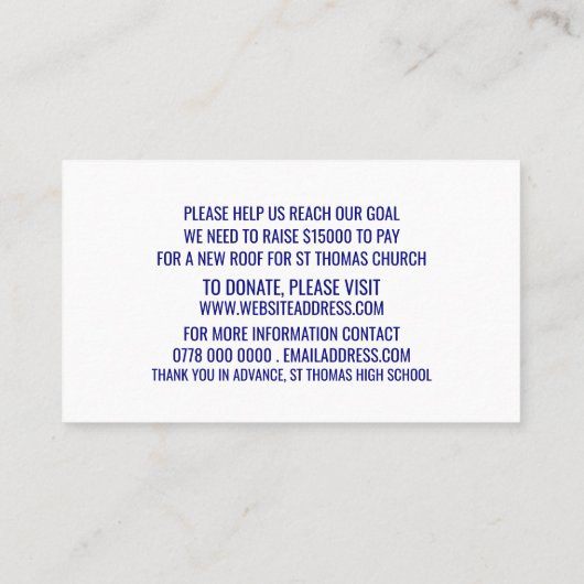 人々のデザイン，クラウドファンダー，クラウドファンディング 名刺 (裏面)