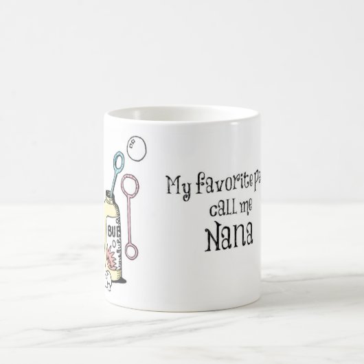 人々のナナのお気に入りのなマグ コーヒーマグカップ (中央)