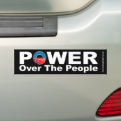 人々のバンパーステッカー上の力 バンパーステッカー (車上)