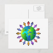 人々の世界 ポストカード (正面/裏面)