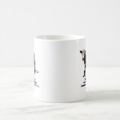 人々の変更-極秘牛 コーヒーマグカップ (中央)