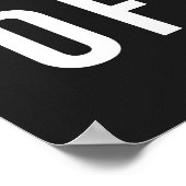 人々の引用文に嫌気が差おもしろいす ポスター (角)