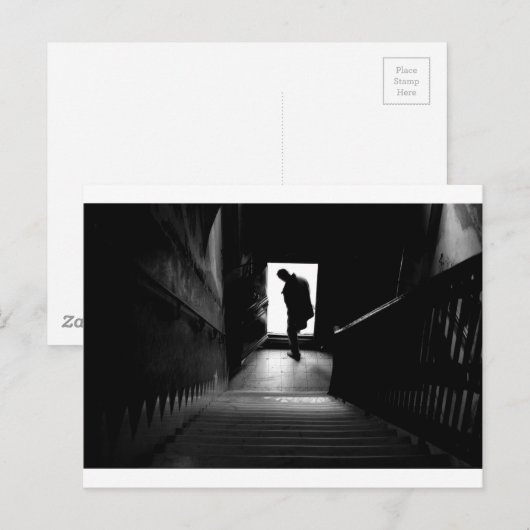 人々の影 ポストカード (正面/裏面)