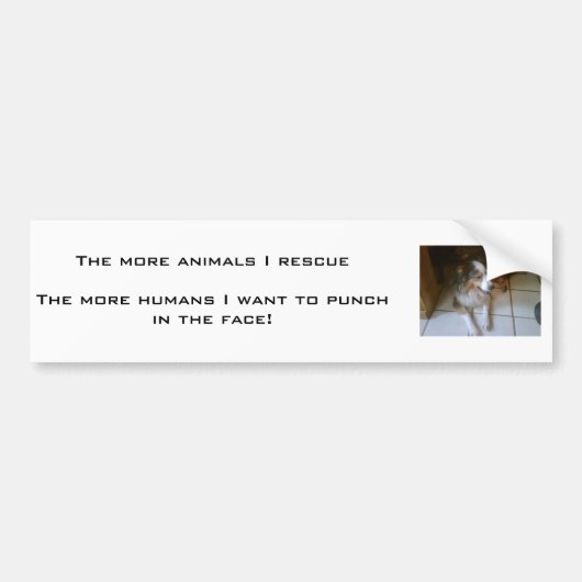 人々の悪臭… バンパーステッカー (正面)