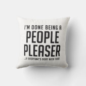 人々の楽しみ クッション (裏面)