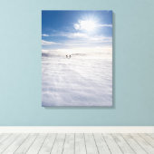 人々の歩く,アイスランド キャンバスプリント (インサイチュ (ウッドフロア))