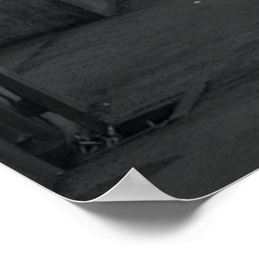 人々の歩く ポスター (角)