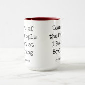 人々の涙おもしろい私がボーリングでビート マグカップ (中央)