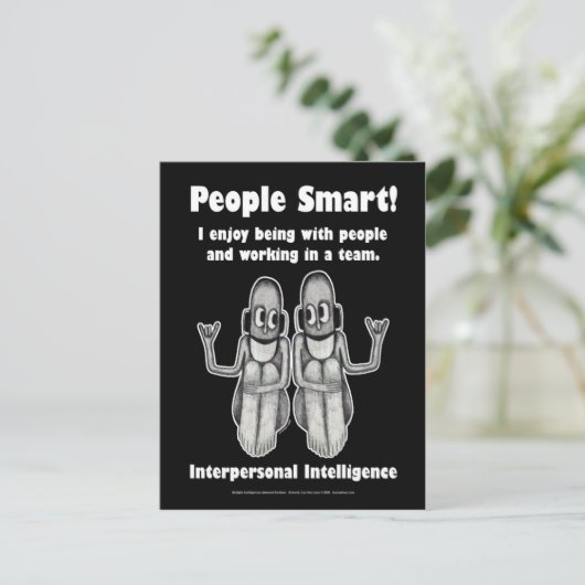 人々の知恵 - 空 ポストカード (スタンド正面)