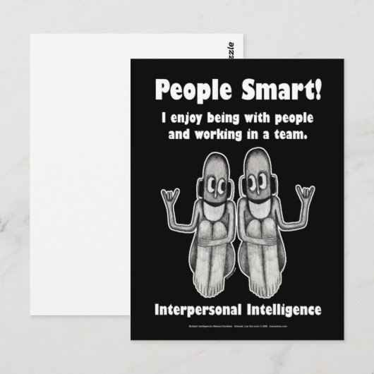 人々の知恵 - 空 ポストカード (正面/裏面)