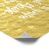 人々の聖句の前で光を輝かせなさい ポスター (角)