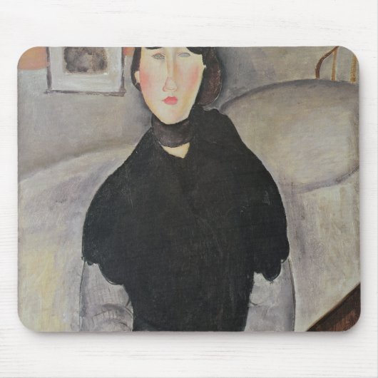 人々の若い女性 マウスパッド (正面)