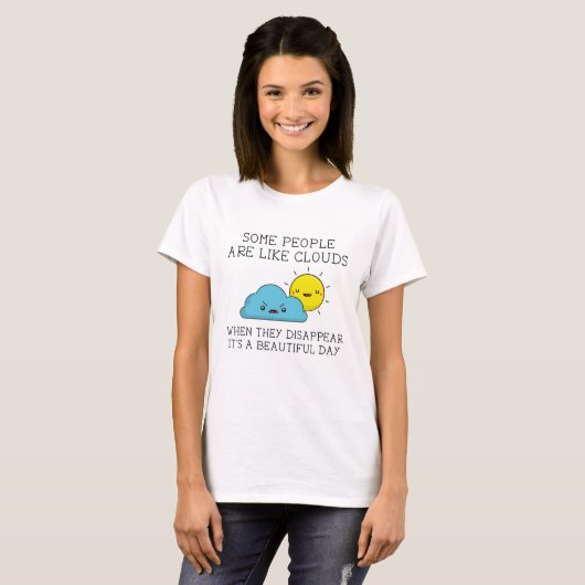 人々の雲 Tシャツ (正面フル)