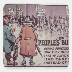 人々のBudget', 1909年 スクエアシール