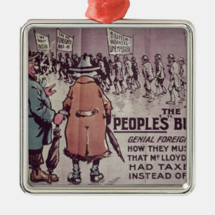 人々のBudget', 1909年 メタルオーナメント