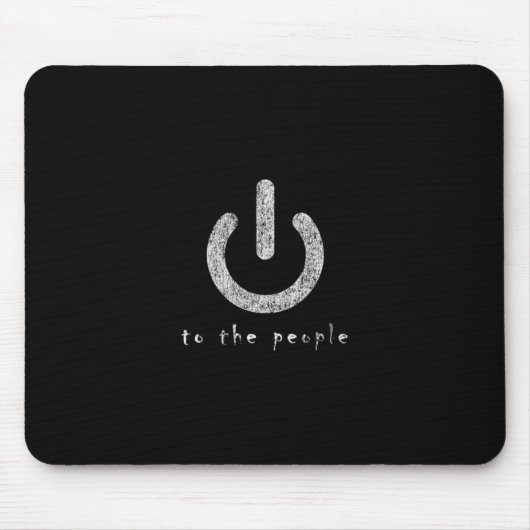 人々のmousepadへの力 マウスパッド (正面)