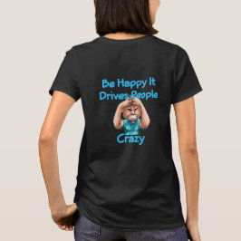 人々のTシャツを動かすこ熱狂するとが嬉しい Tシャツ