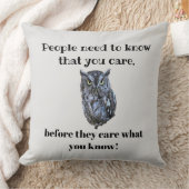 人々はあなたを知る必要があ気にる クッション (ブランケット)