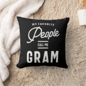 人々はお気に入りの私をグラムと呼ぶ クッション (ブランケット)