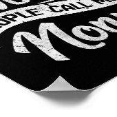 人々はお気に入りの私をノーと呼ぶおもしろい ポスター (角)